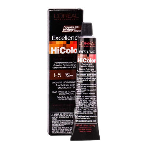 Loreal Excel Hicolor H05 Tube Soft Auburn, 1.74 Oz